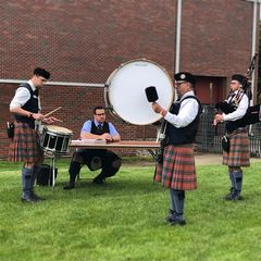 Photo by North Coast Pipe Band in Alma Highland Festival & Games.